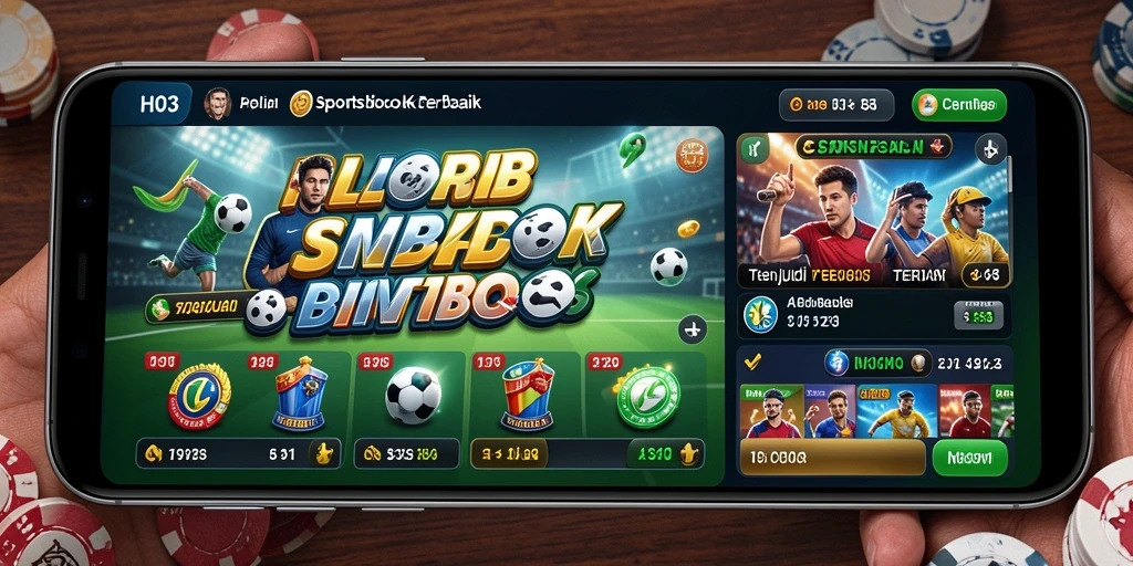 Screenshot utama H03 menampilkan antarmuka sportsbook yang menarik dan informatif.