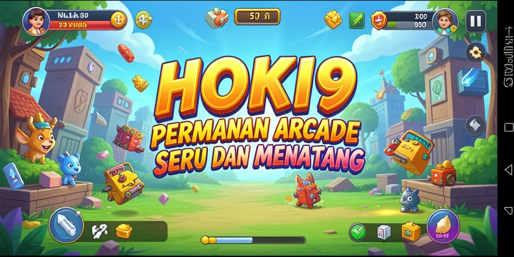 Screenshot HOKI9 menampilkan gameplay seru dan menantang dalam permainan arcade.