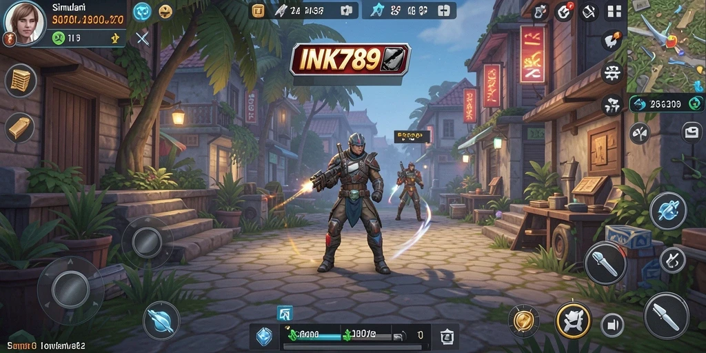 Tampilan menarik dari gameplay Simulation INK789 yang mendebarkan.