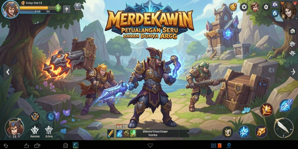 Tangkapan layar gameplay seru dari MERDEKAWIN