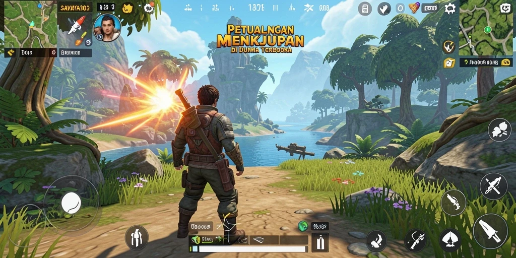 Tampilan gameplay Open World yang mengesankan dan detail.
