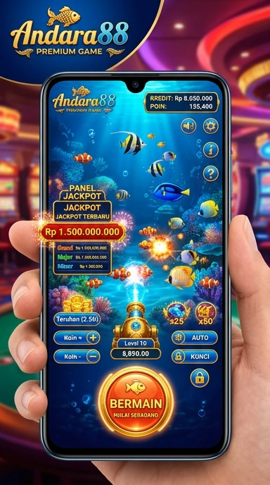 Screenshot menampilkan berbagai aplikasi populer yang tersedia di andara88.